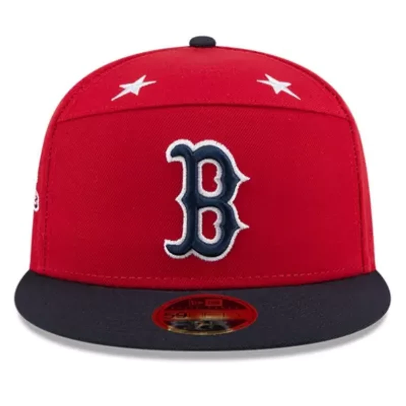 Boston Red Sox MLB Red/Navy 2025 All-Star Game Side Patch 59FIFTY Fitted Hat