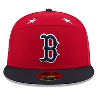 Boston Red Sox MLB Red/Navy 2025 All-Star Game Side Patch 59FIFTY Fitted Hat