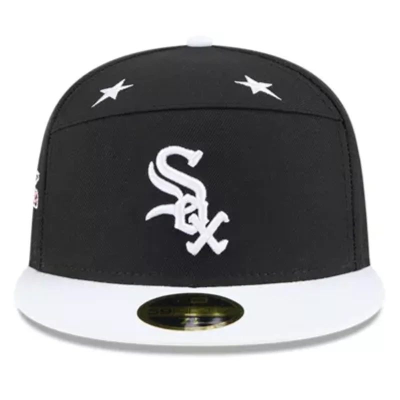 Chicago White Sox MLB Black/White 2025 All-Star Game Side Patch 59FIFTY Fitted Hat
