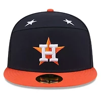 MLB Navy/Orange Houston Astros 2025 All-Star Game Side Patch 59FIFTY Fitted Hat
