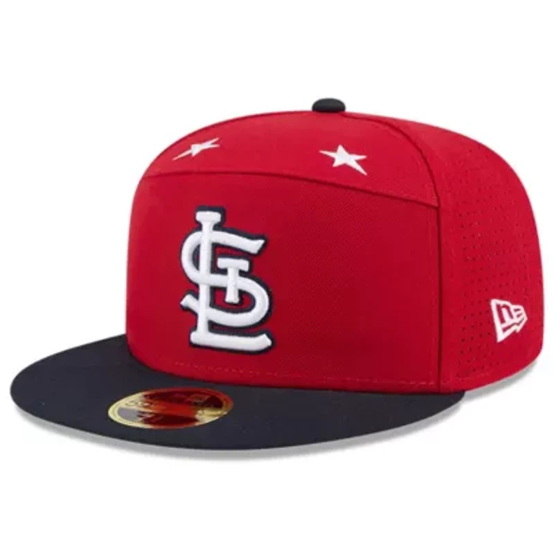 MLB Red/Navy St. Louis Cardinals 2025 All-Star Game Side Patch 59FIFTY Fitted Hat