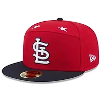 MLB Red/Navy St. Louis Cardinals 2025 All-Star Game Side Patch 59FIFTY Fitted Hat