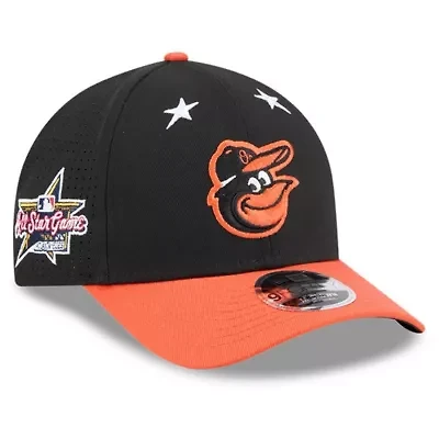MLB Black/Orange Baltimore Orioles 2025 MLB All-Star Game 9FORTY M-Crown Adjustable Hat