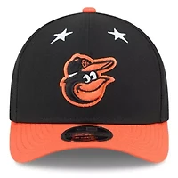 MLB Black/Orange Baltimore Orioles 2025 MLB All-Star Game 9FORTY M-Crown Adjustable Hat