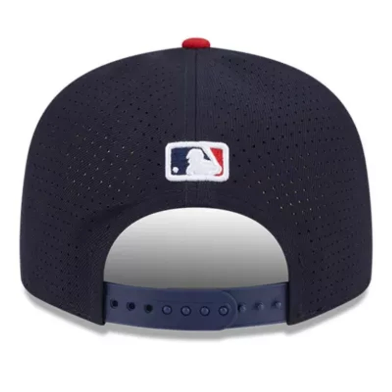 MLB Navy/Red Atlanta Braves 2025 MLB All-Star Game Side Patch 9FIFTY Snapback Hat