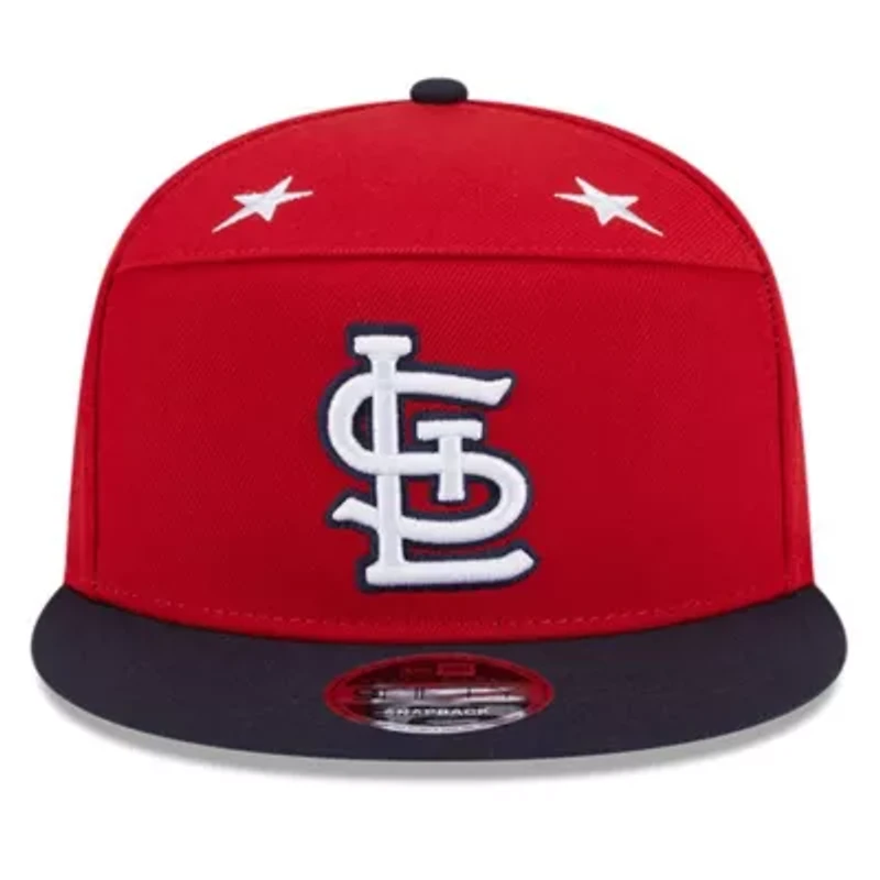 MLB Red/Navy St. Louis Cardinals 2025 MLB All-Star Game Side Patch 9FIFTY Snapback Hat