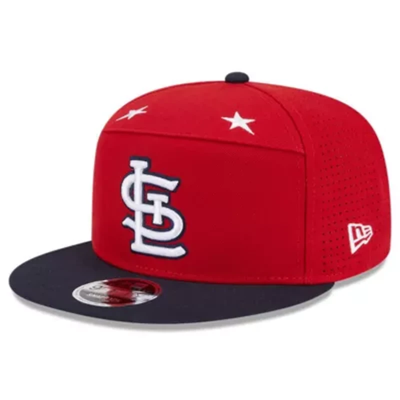MLB Red/Navy St. Louis Cardinals 2025 MLB All-Star Game Side Patch 9FIFTY Snapback Hat