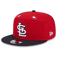 MLB Red/Navy St. Louis Cardinals 2025 MLB All-Star Game Side Patch 9FIFTY Snapback Hat