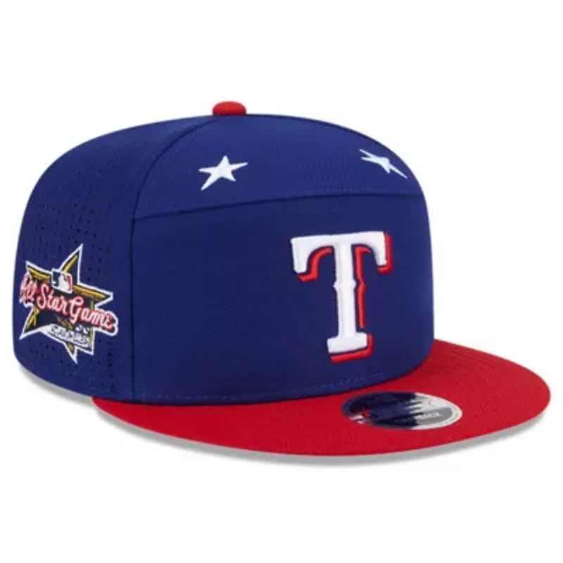 MLB Royal/Red Texas Rangers 2025 MLB All-Star Game Side Patch 9FIFTY Snapback Hat