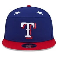 MLB Royal/Red Texas Rangers 2025 MLB All-Star Game Side Patch 9FIFTY Snapback Hat