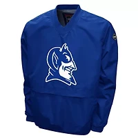 Duke Blue Devils NCAA Franchise Club Big Logo Windshell V-Neck Pullover Jacket