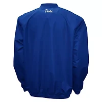 Duke Blue Devils NCAA Franchise Club Big Logo Windshell V-Neck Pullover Jacket