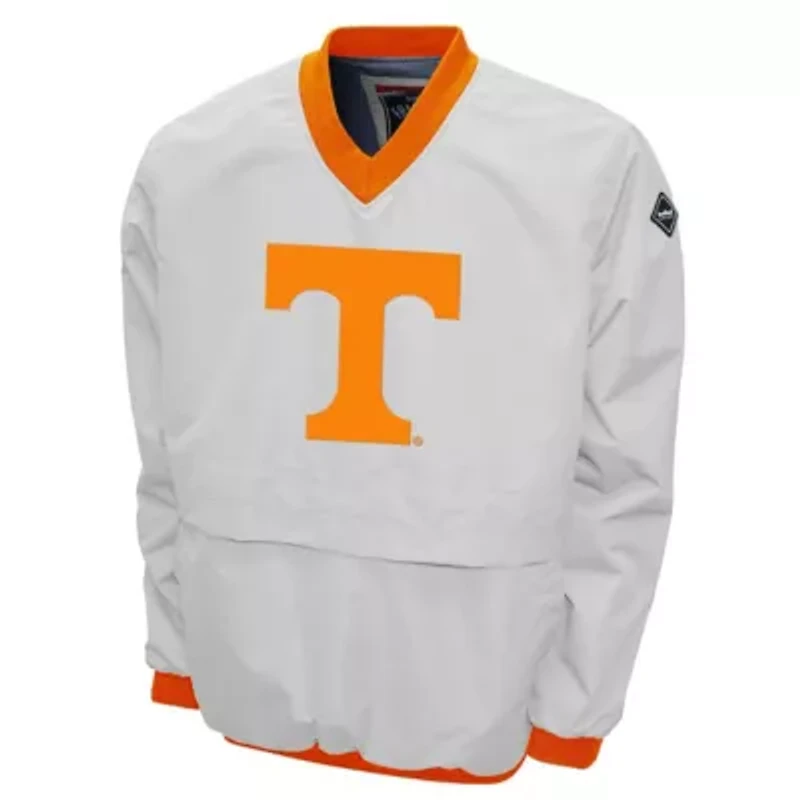 NCAA Franchise Club Tennessee Volunteers Big Logo Windshell V-Neck Pullover Jacket