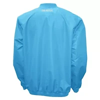 NCAA Franchise Club Carolina North Tar Heels Big Logo Windshell V-Neck Pullover Jacket