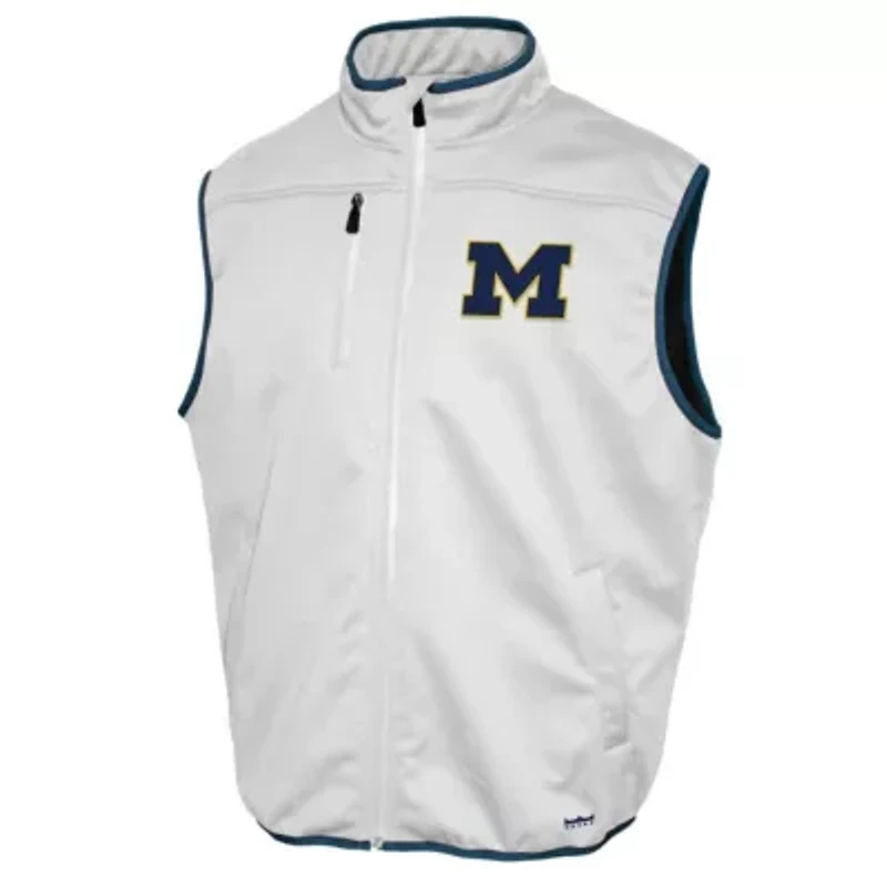 NCAA Franchise Club Michigan Wolverines Softshell Full-Zip Vest