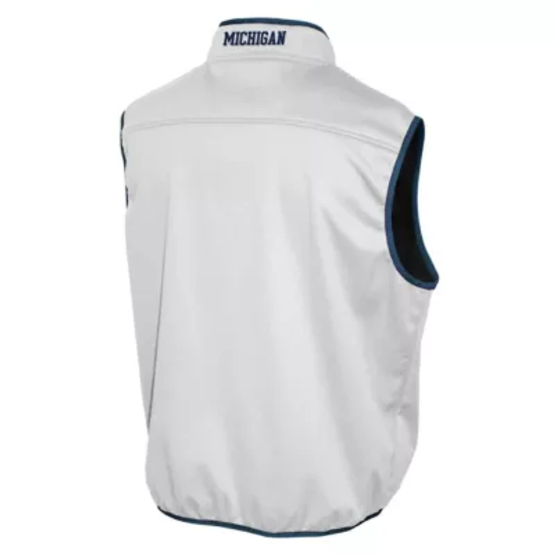 NCAA Franchise Club Michigan Wolverines Softshell Full-Zip Vest