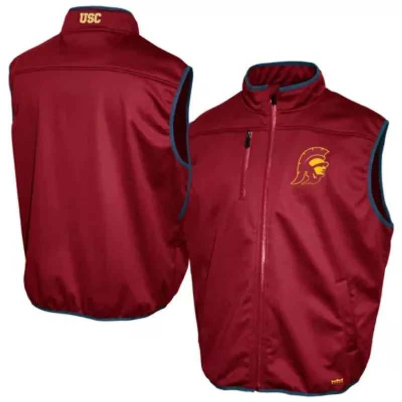 NCAA Franchise Club USC Trojans Softshell Full-Zip Vest
