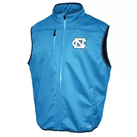 NCAA Franchise Club Carolina North Tar Heels Softshell Full-Zip Vest