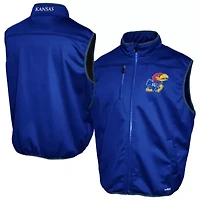 NCAA Franchise Club Kansas Jayhawks Softshell Full-Zip Vest