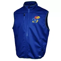 NCAA Franchise Club Kansas Jayhawks Softshell Full-Zip Vest