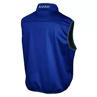 NCAA Franchise Club Kansas Jayhawks Softshell Full-Zip Vest