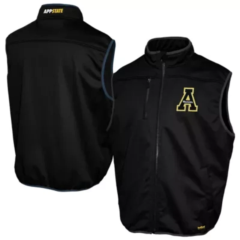 NCAA Franchise Club Appalachian State Mountaineers Softshell Full-Zip Vest