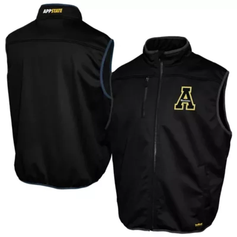 NCAA Franchise Club Appalachian State Mountaineers Softshell Full-Zip Vest