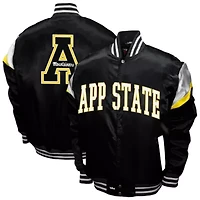NCAA Franchise Club Appalachian State Mountaineers Power Satin Full-Snap Jacket