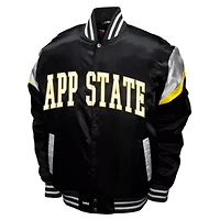 NCAA Franchise Club Appalachian State Mountaineers Power Satin Full-Snap Jacket