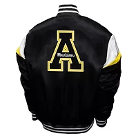 NCAA Franchise Club Appalachian State Mountaineers Power Satin Full-Snap Jacket