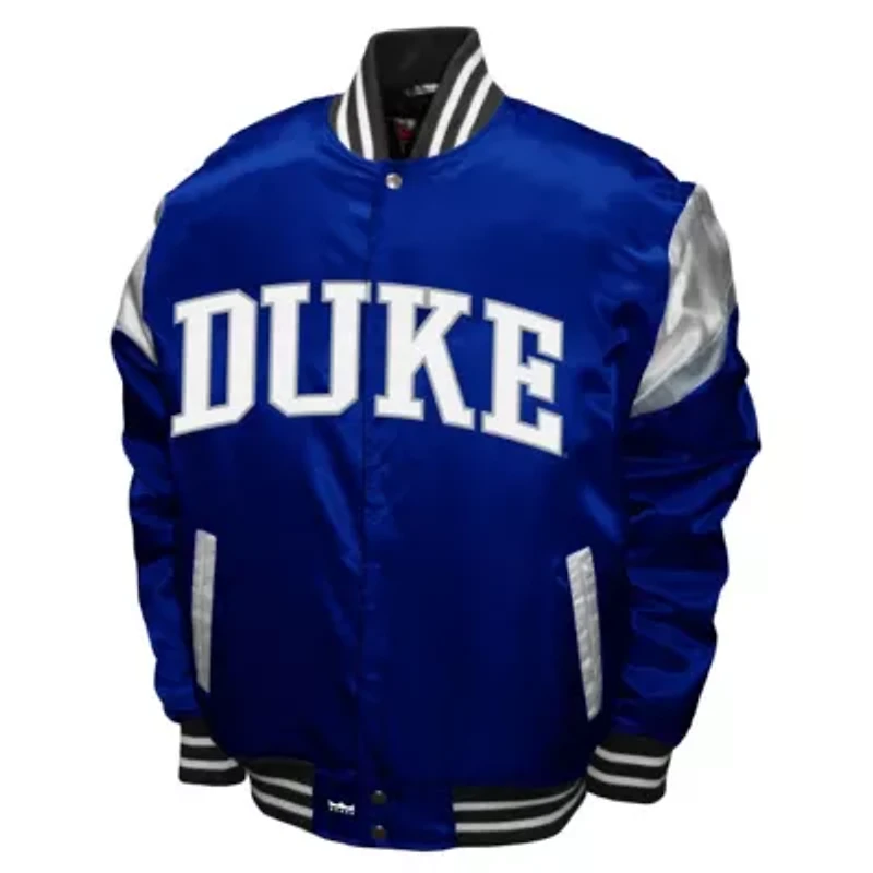 Duke Blue Devils NCAA Franchise Club Power Satin Full-Snap Jacket