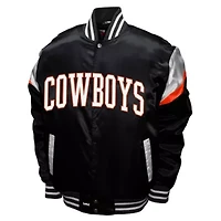 NCAA Franchise Club Oklahoma State Cowboys Power Satin Full-Snap Jacket