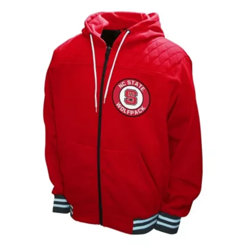 NCAA Franchise Club NC State Wolfpack Walk-On Full-Zip Hoodie Jacket