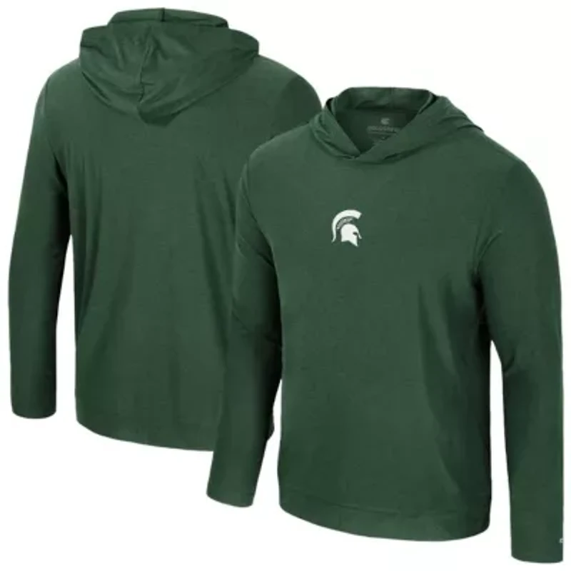NCAA Michigan State Spartans Long Sleeve T-Shirt Hoodie