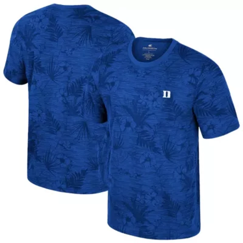 Duke Blue Devils NCAA Floral Printed T-Shirt