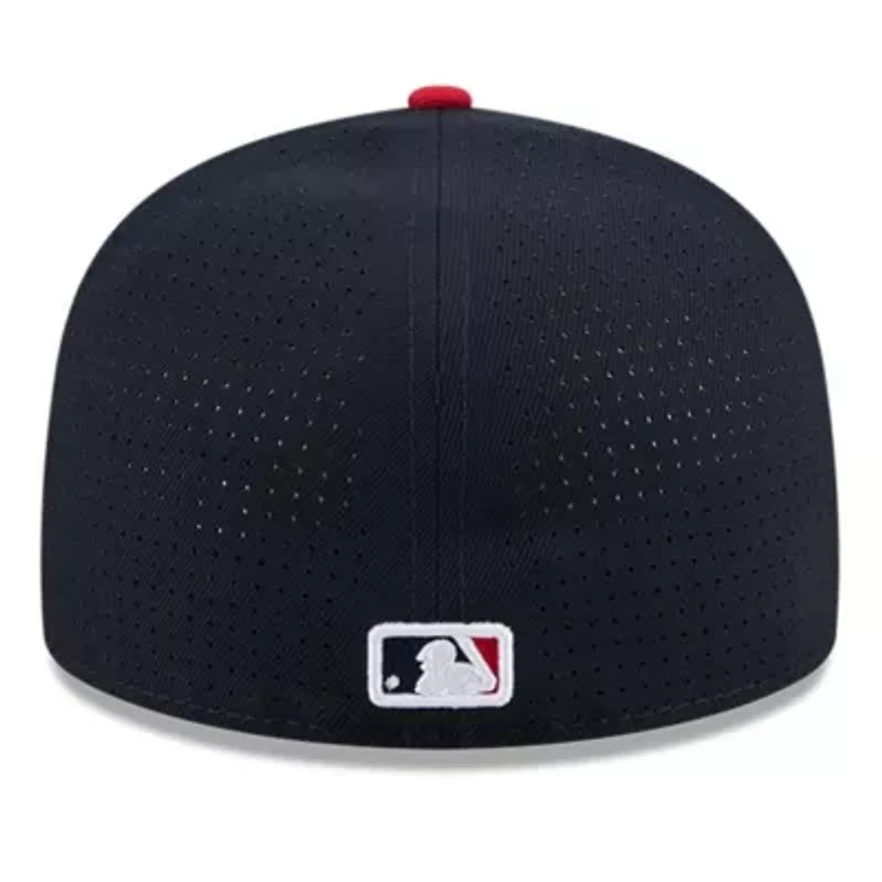 MLB Navy/Red Houston Astros 2025 All-Star Game Workout Side Patch 59FIFTY Fitted Hat