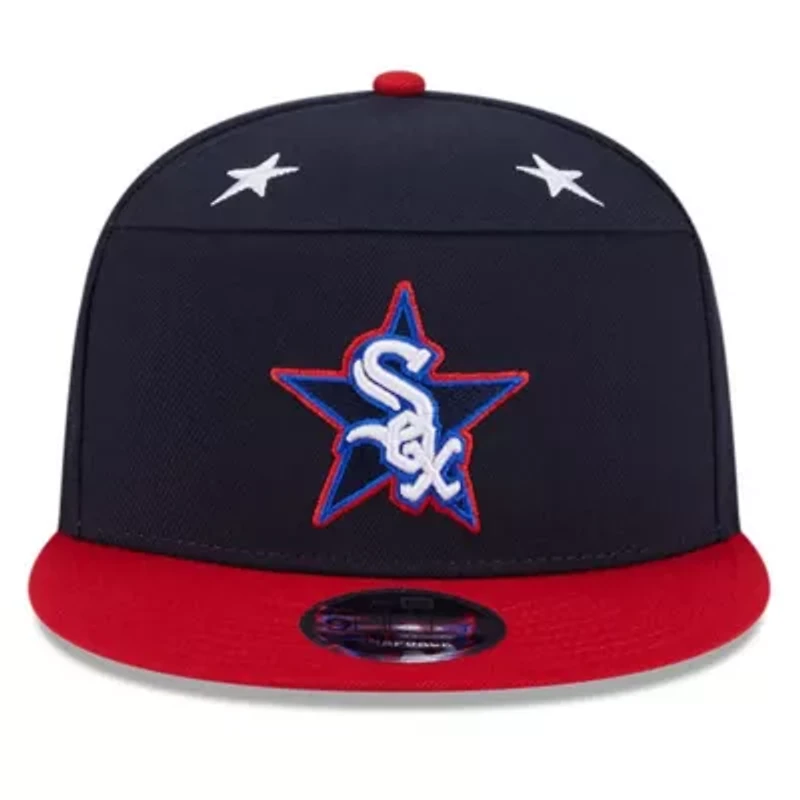 Chicago White Sox MLB Navy/Red Chicago Sox 2025 MLB All-Star Game Workout Side Patch 9FIFTY Snapback Hat