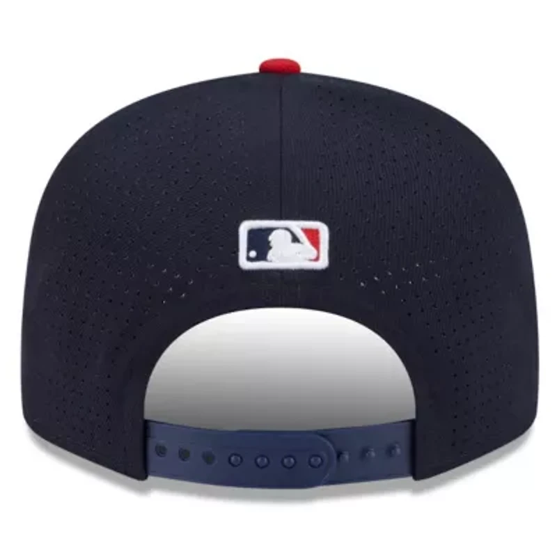 Oakland Athletics MLB Navy/Red Athletics 2025 MLB All-Star Game Workout Side Patch 9FIFTY Snapback Hat