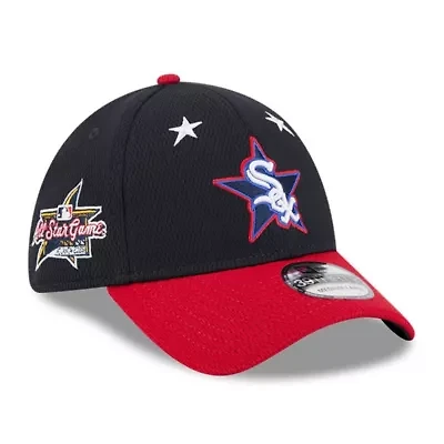 Chicago White Sox MLB Navy/Red 2025 All-Star Game Workout 39THIRTY Flex Hat