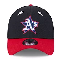 Oakland Athletics MLB Navy/Red 2025 All-Star Game Workout 39THIRTY Flex Hat