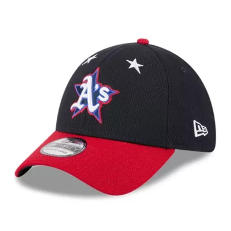 Oakland Athletics MLB Navy/Red 2025 All-Star Game Workout 39THIRTY Flex Hat