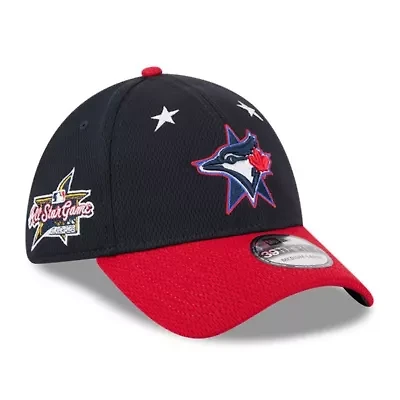 Toronto Blue Jays MLB Navy/Red 2025 All-Star Game Workout 39THIRTY Flex Hat