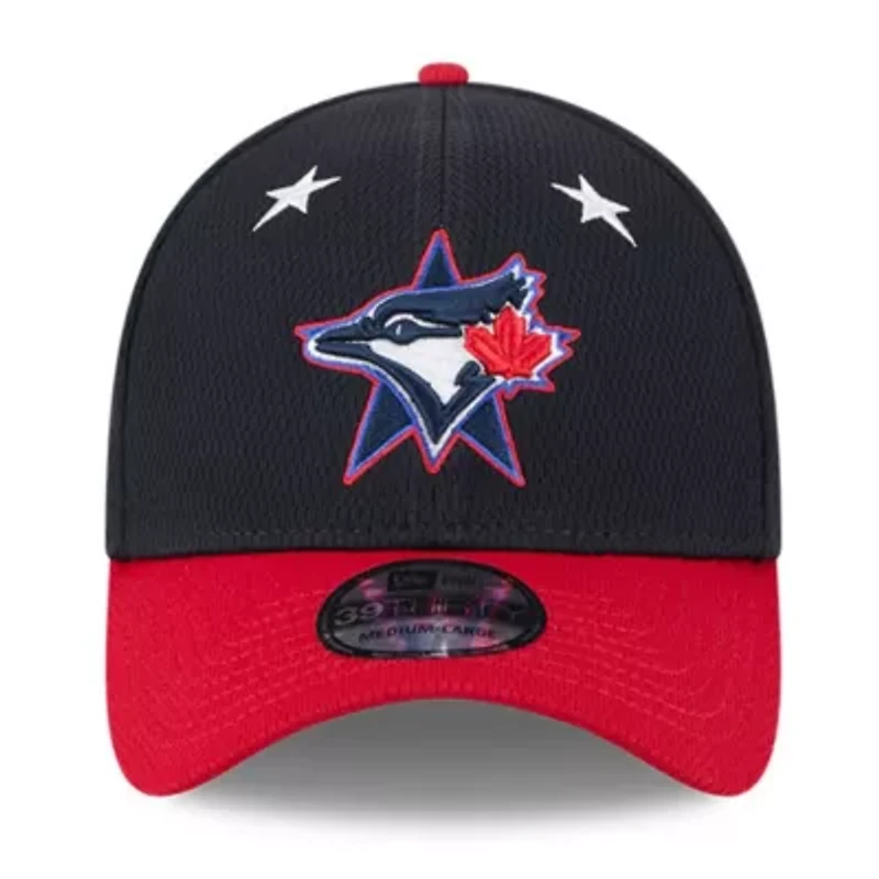 Toronto Blue Jays MLB Navy/Red 2025 All-Star Game Workout 39THIRTY Flex Hat