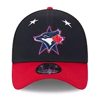 Toronto Blue Jays MLB Navy/Red 2025 All-Star Game Workout 39THIRTY Flex Hat