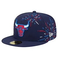 NBA Chicago Bulls Americana Fireworks 59FIFTY Fitted Hat