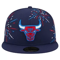 NBA Chicago Bulls Americana Fireworks 59FIFTY Fitted Hat