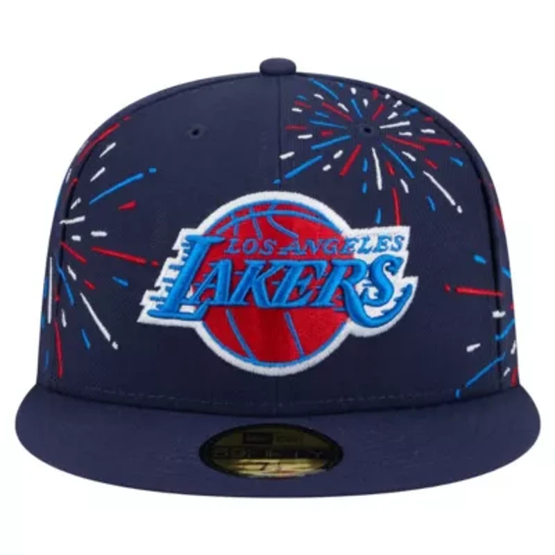 NBA Los Angeles Lakers Americana Fireworks 59FIFTY Fitted Hat