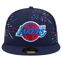 NBA Los Angeles Lakers Americana Fireworks 59FIFTY Fitted Hat