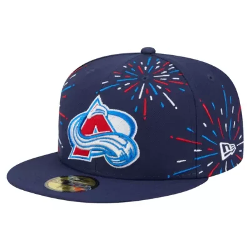 NHL Colorado Avalanche Americana Fireworks 59FIFTY Fitted Hat
