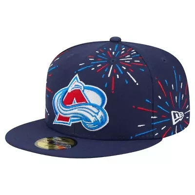 NHL Colorado Avalanche Americana Fireworks 59FIFTY Fitted Hat